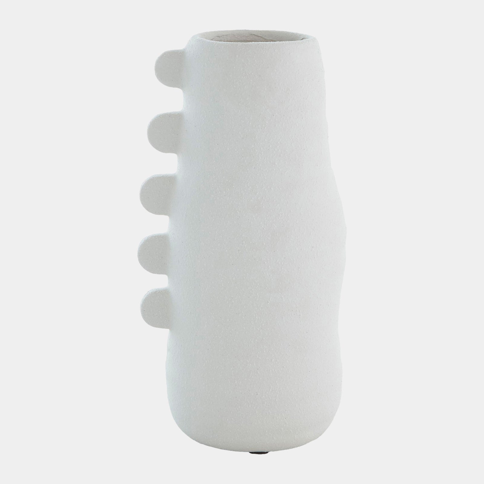 Primitive Porcelain Vase-White