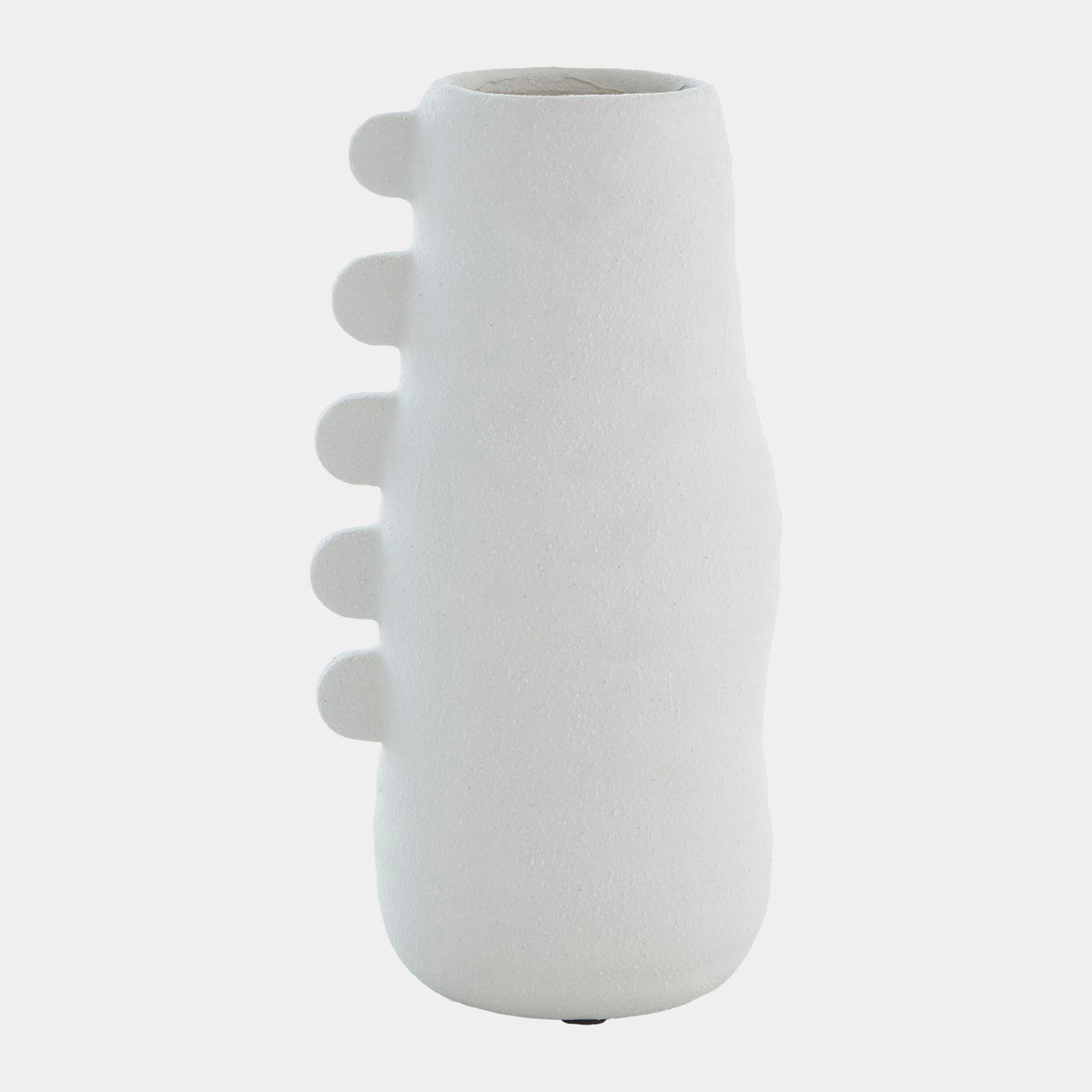 Primitive Porcelain Vase-White