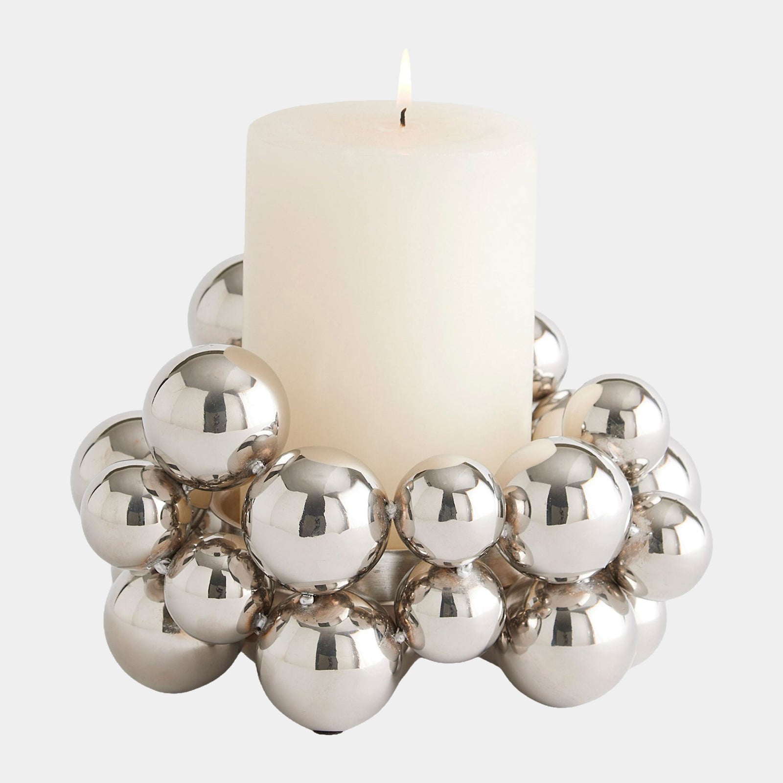 Chereen Candleholder-Nickel
