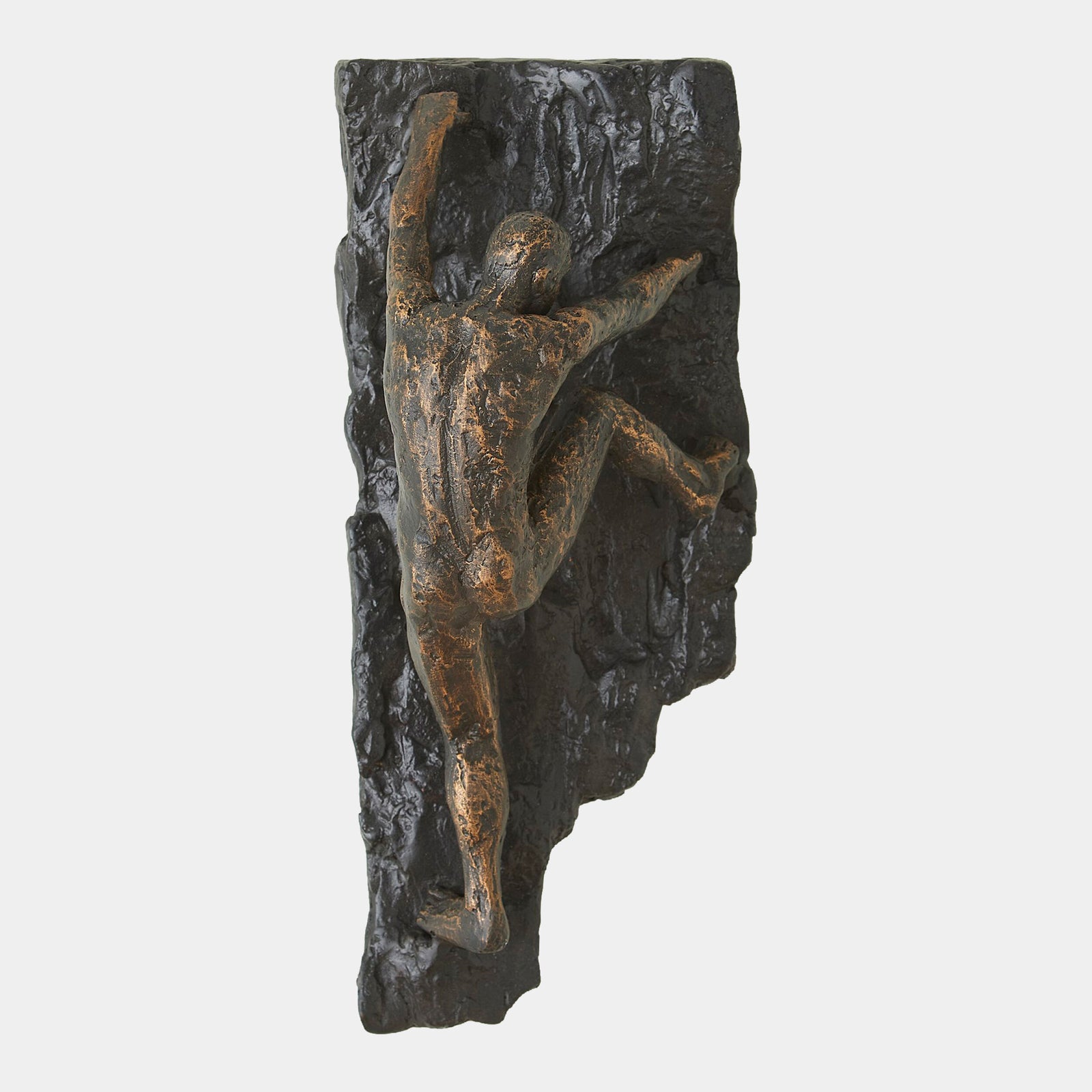 Free Climbing Man-Jug Hold