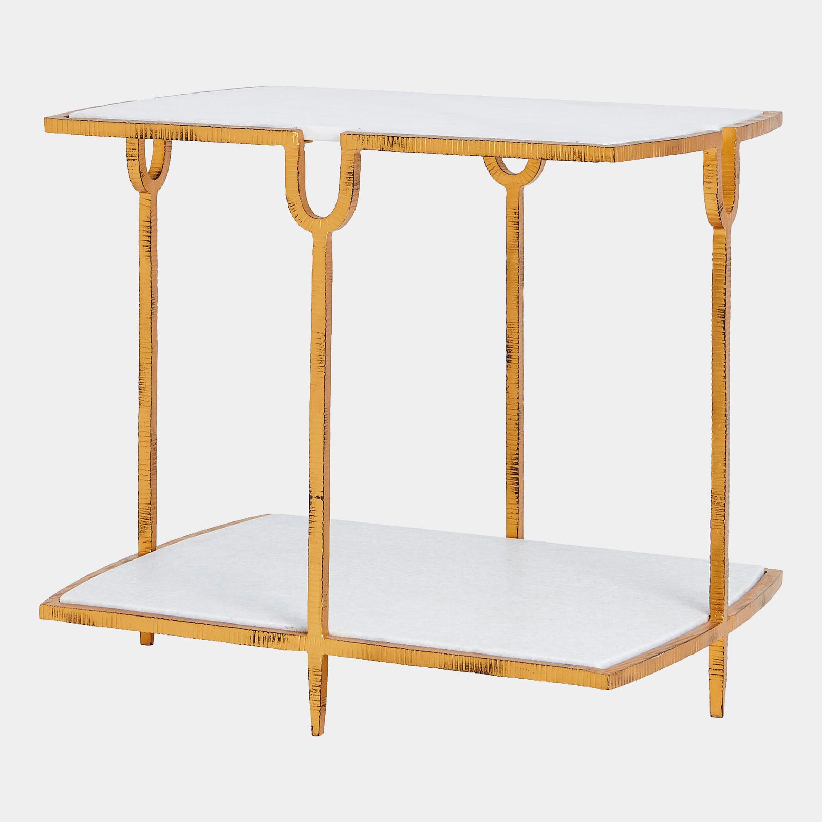 Usain Side Table-Gold