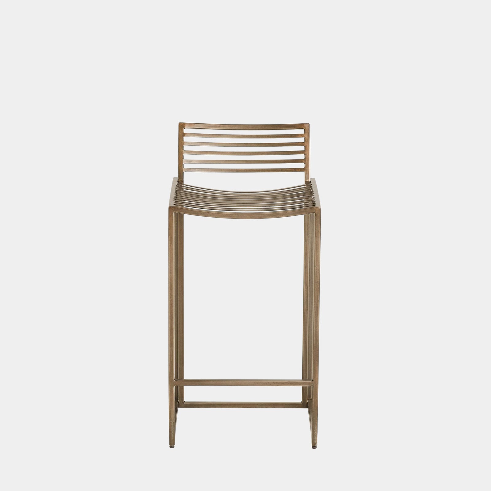 Slat Counter Stool-Forest Black