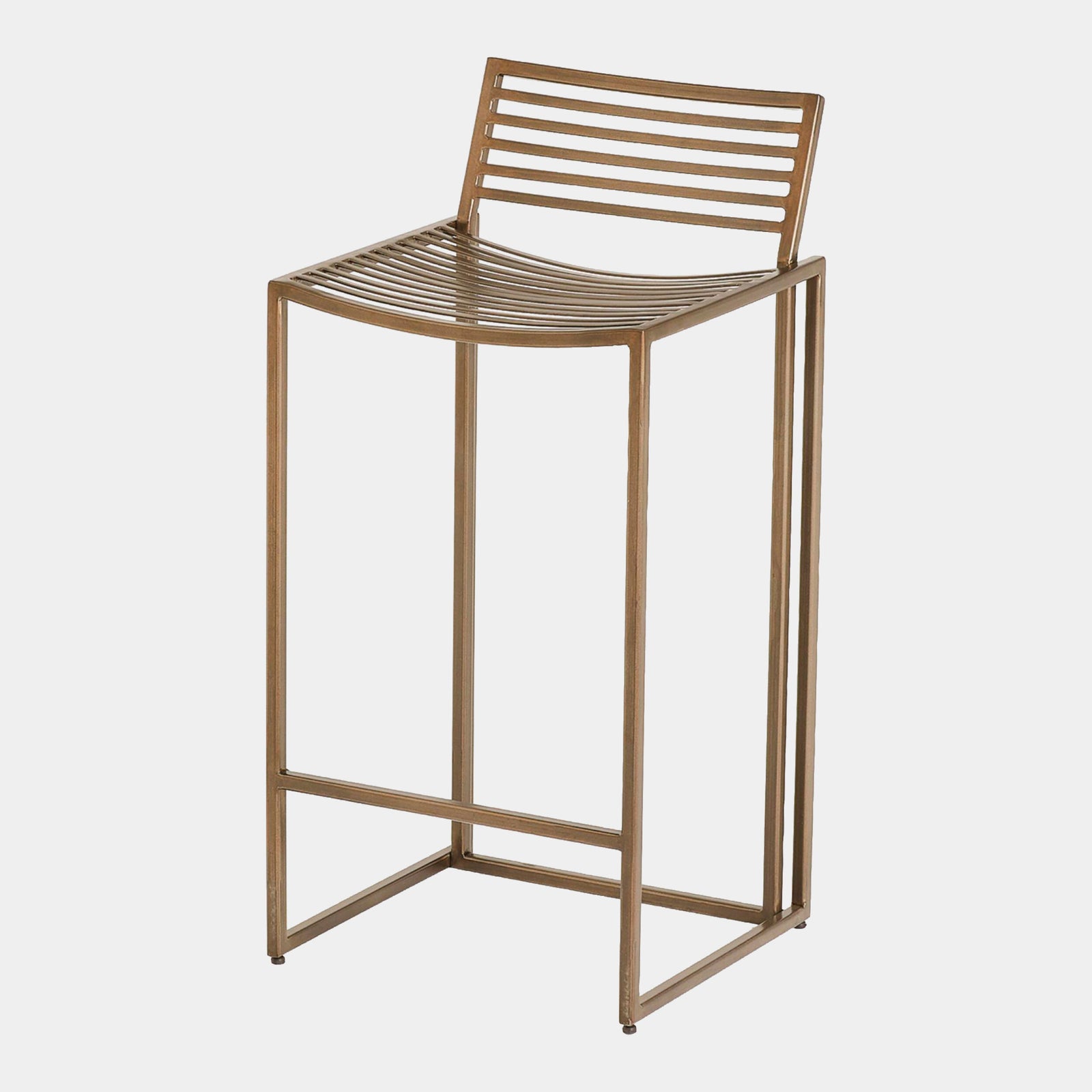 Slat Counter Stool-Forest Black