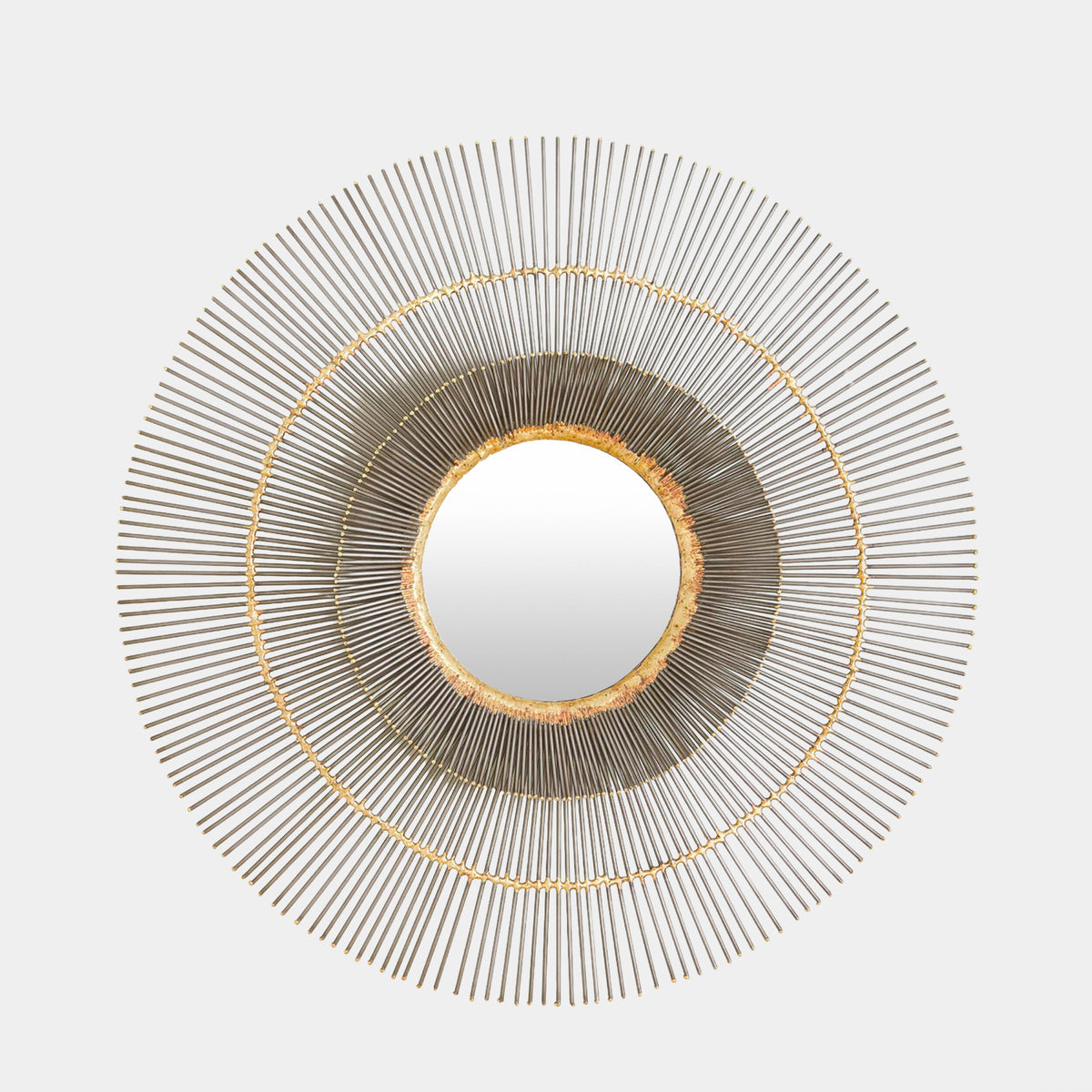 Onbe Wall Mirror-Natural Iron