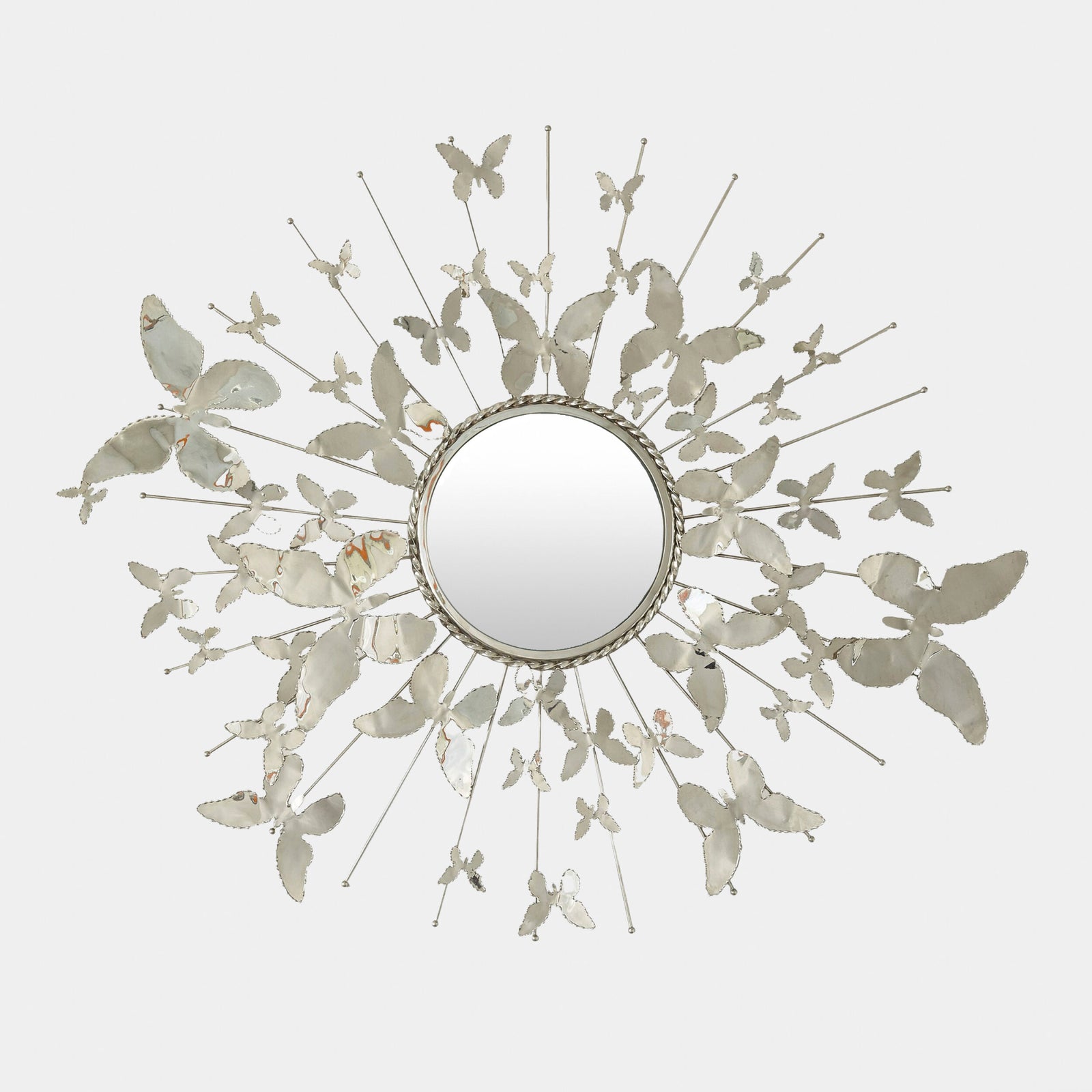 Butterfly Mirror-Nickel