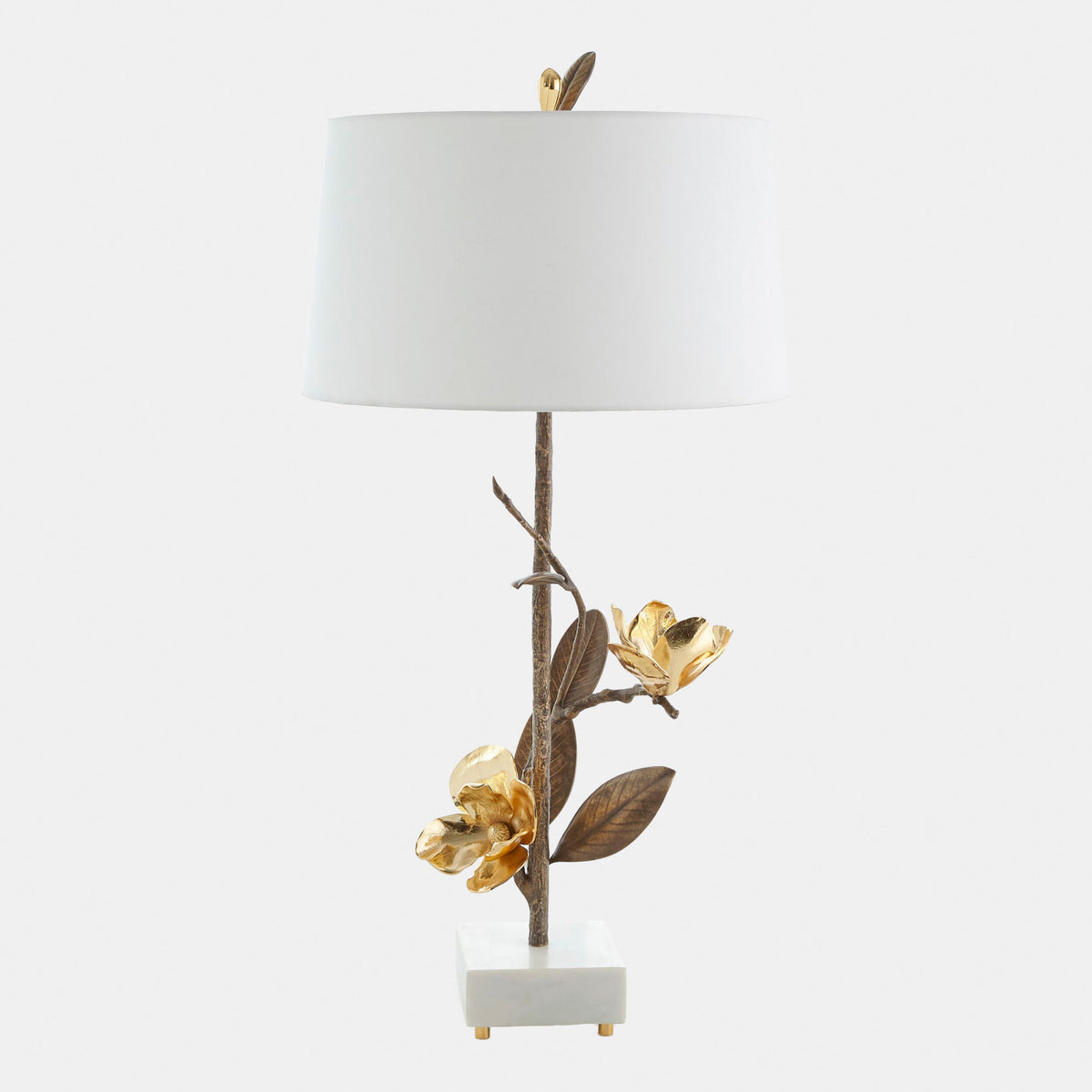 Magnolia Flower Table Lamp Left