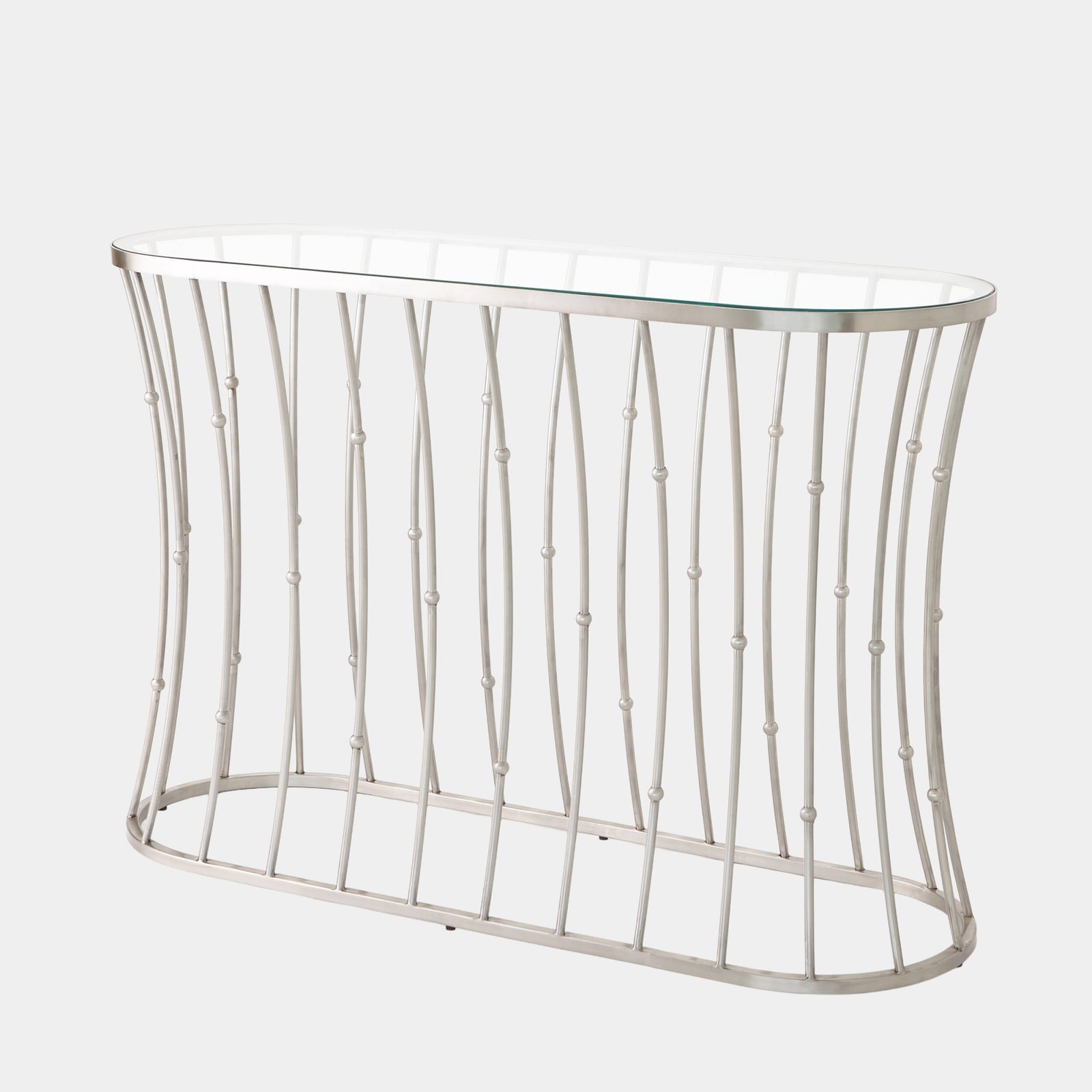 Aurora Console-Brushed Nickel