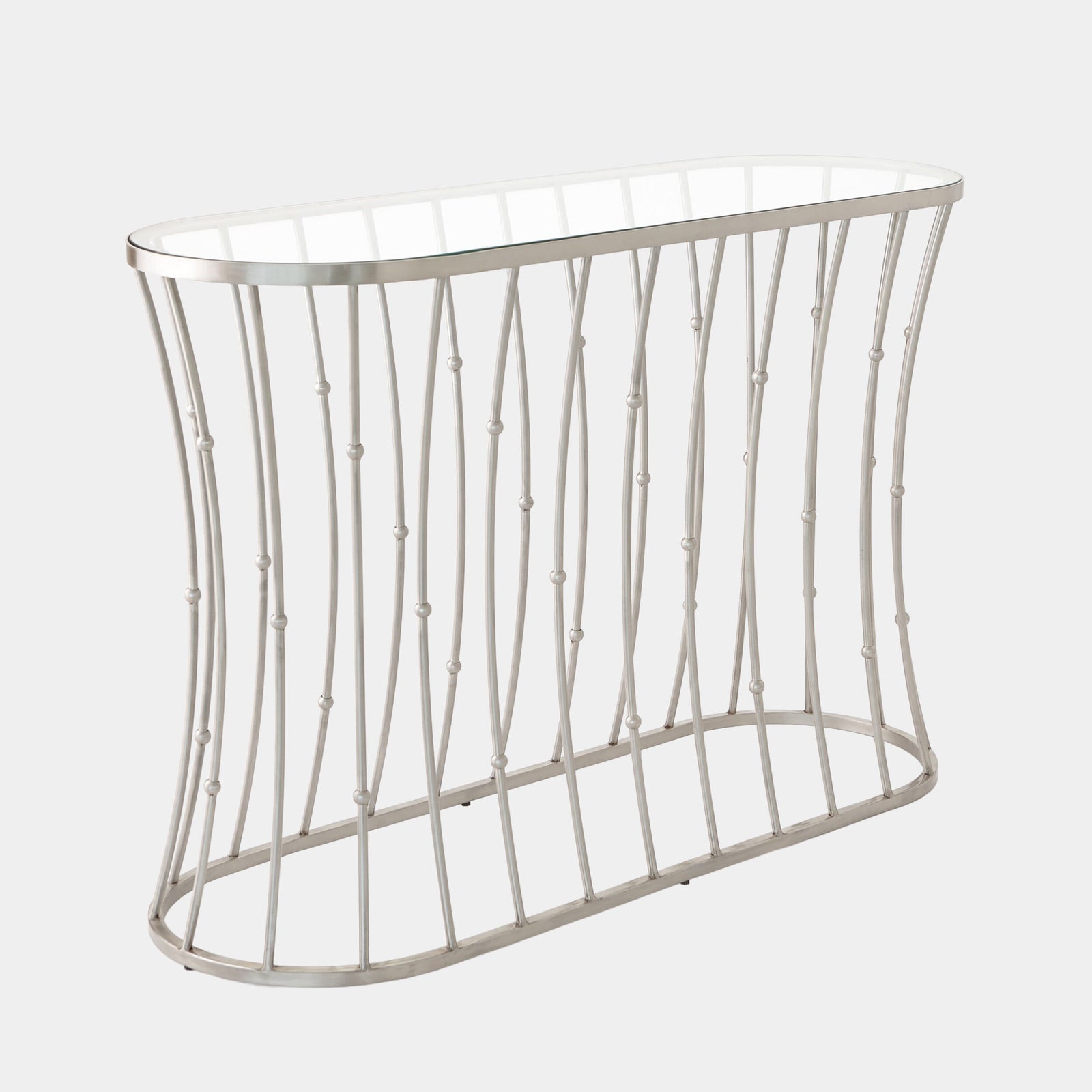 Aurora Console-Brushed Nickel