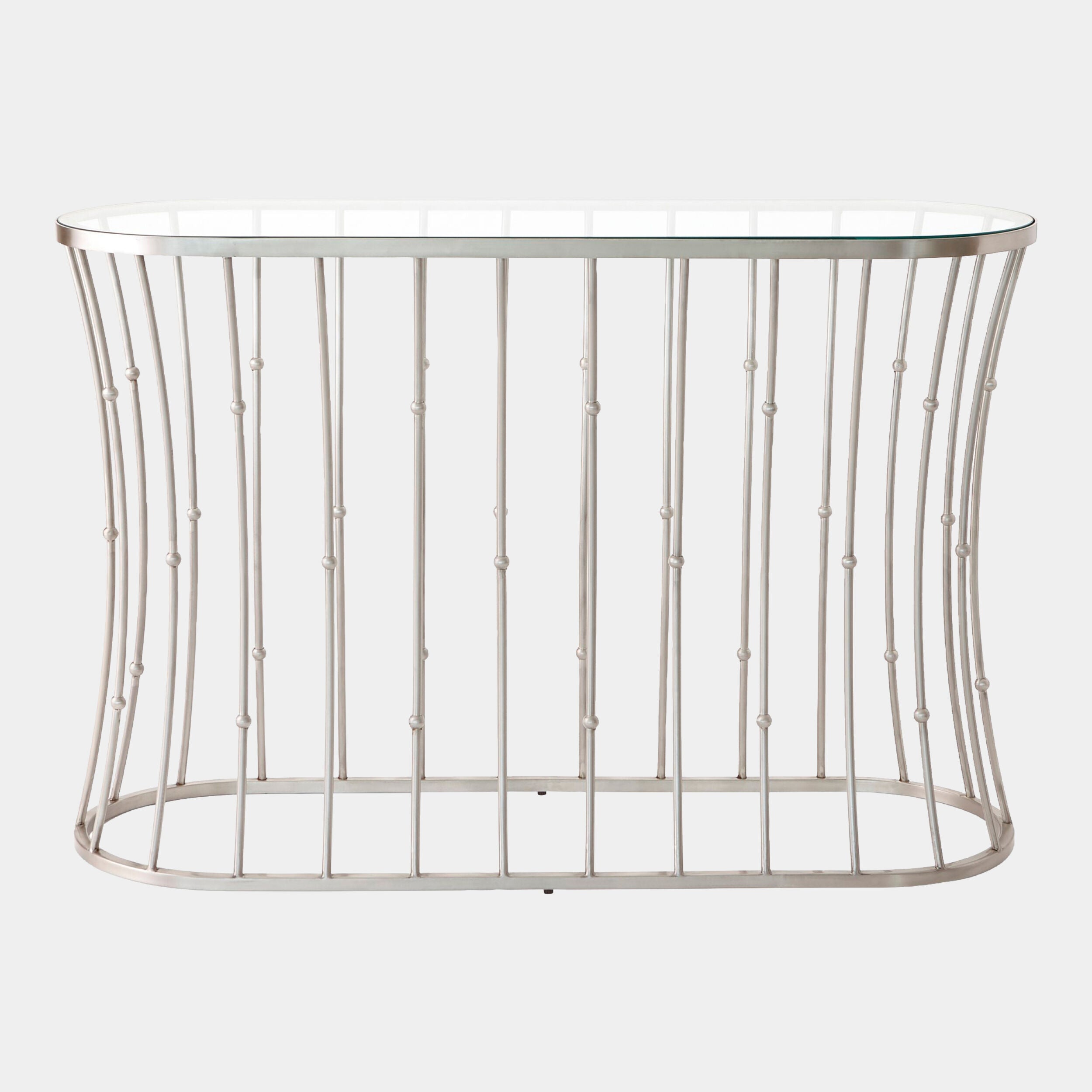 Aurora Console-Brushed Nickel