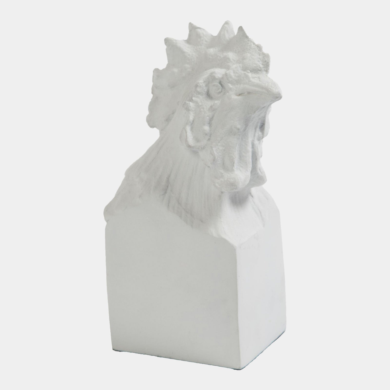 Rooster Head-Matte White