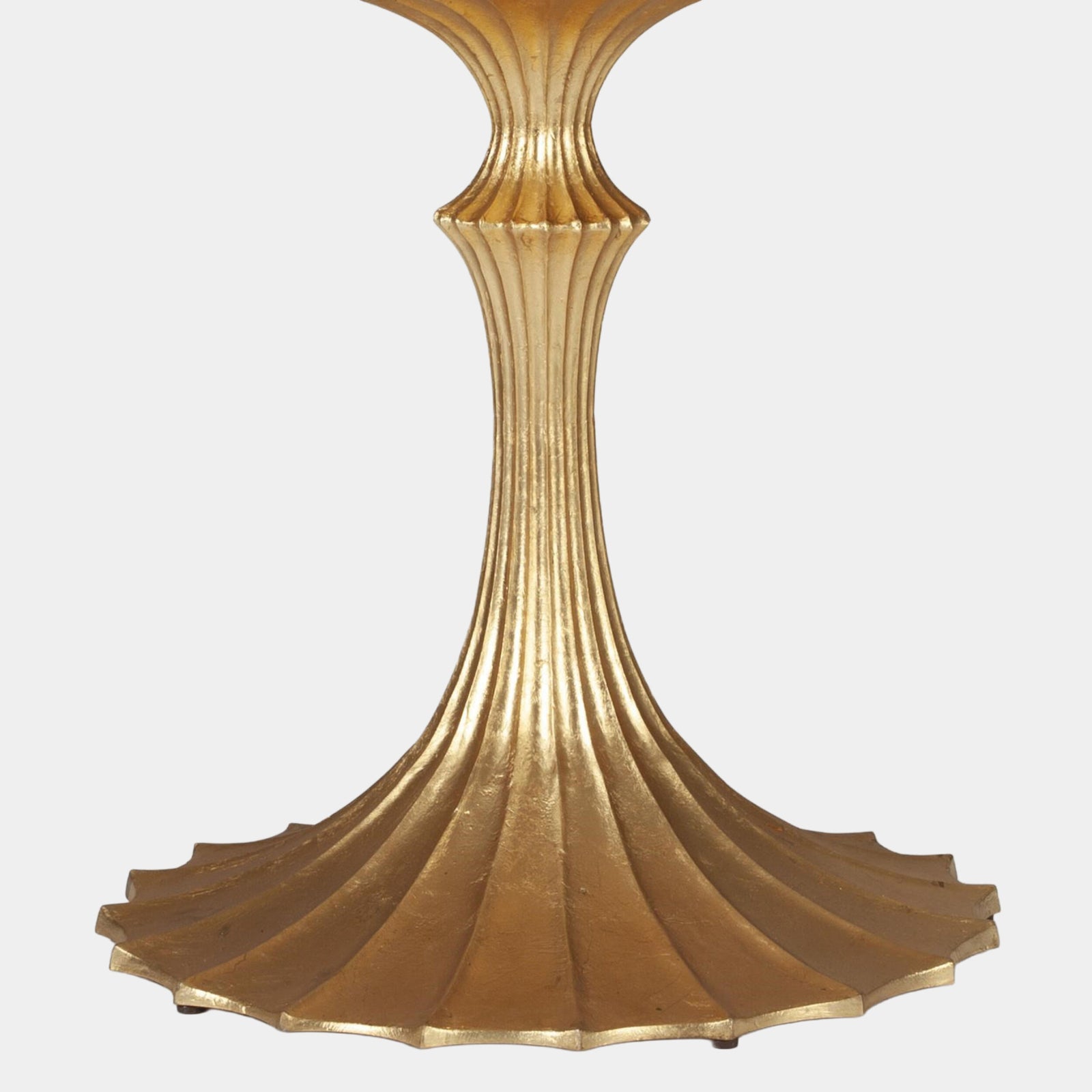Landry Flute Table-96 Cerused Top-26 Gold Leaf