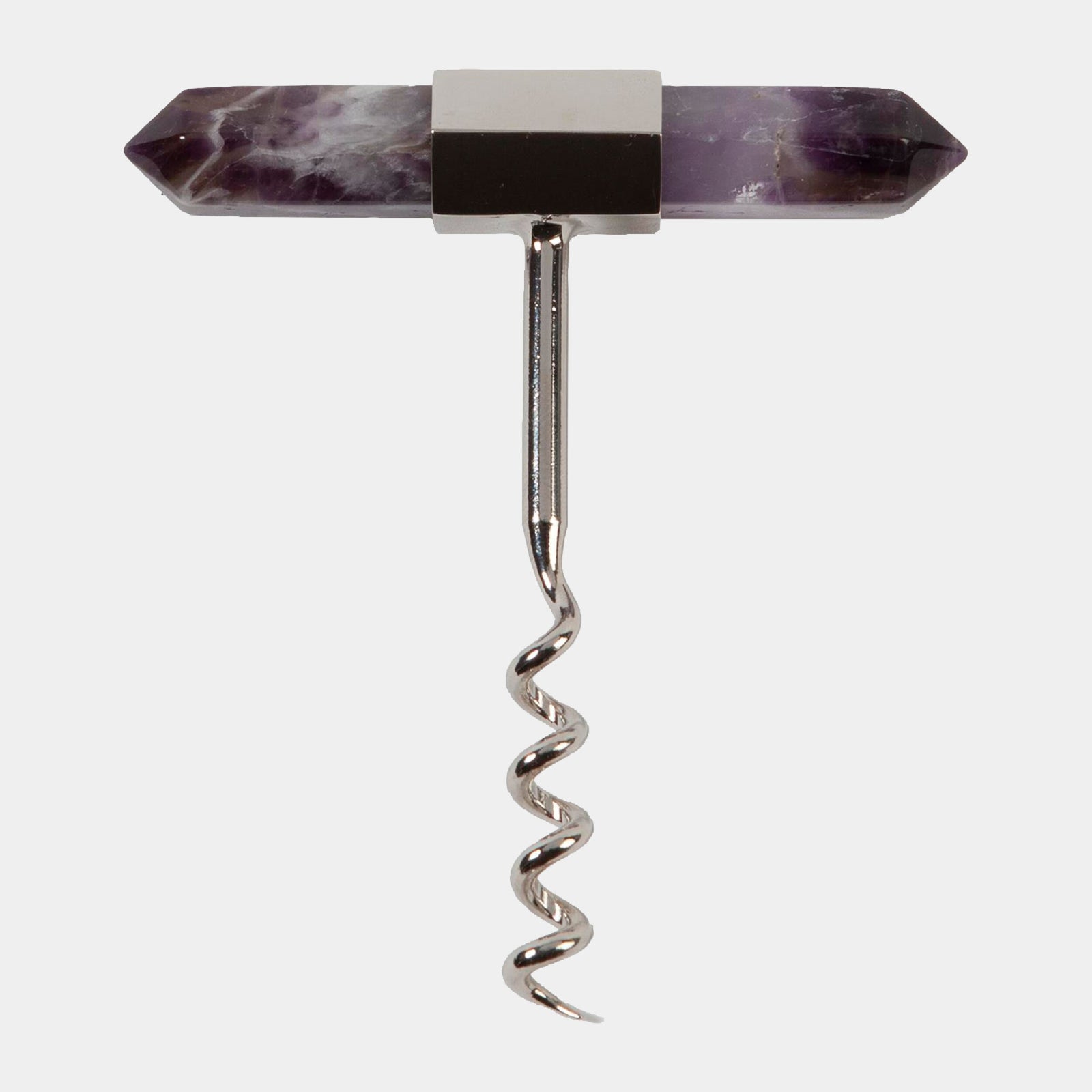 Emporium Home Amethyst Cork Screw-Nickel