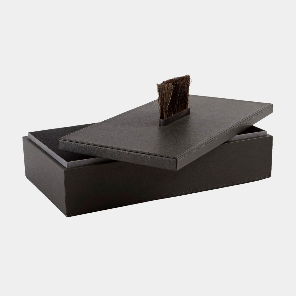 Harrington Box-Graphite Leather