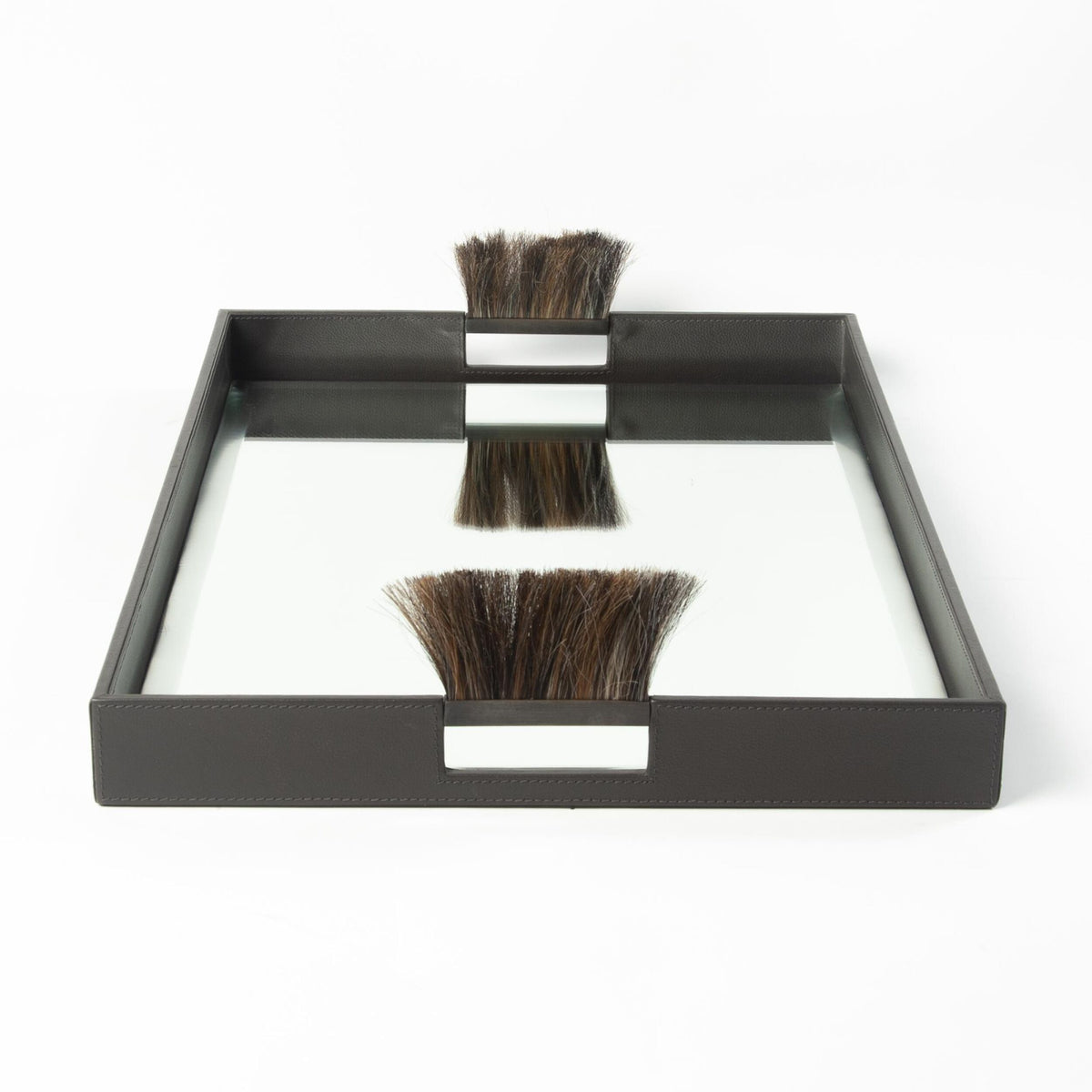 Harrington Tray-Graphite Leather