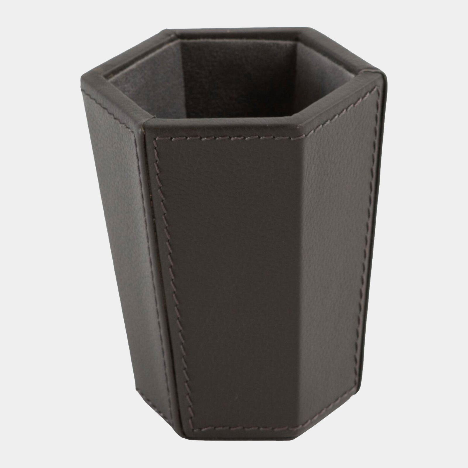 Tiffany Pencil Cup-Graphite Leather