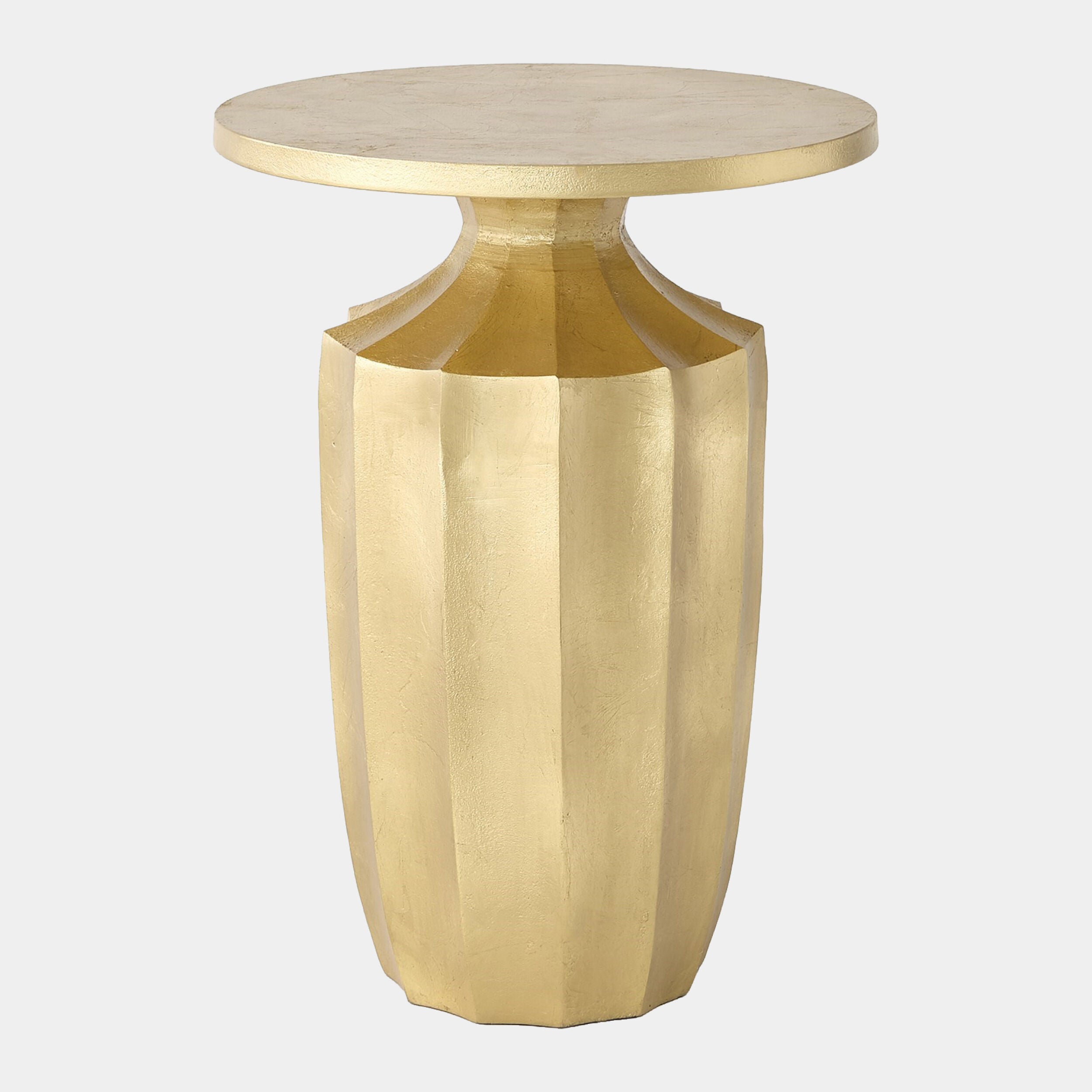 Flirt Drink Table-Gold Leaf