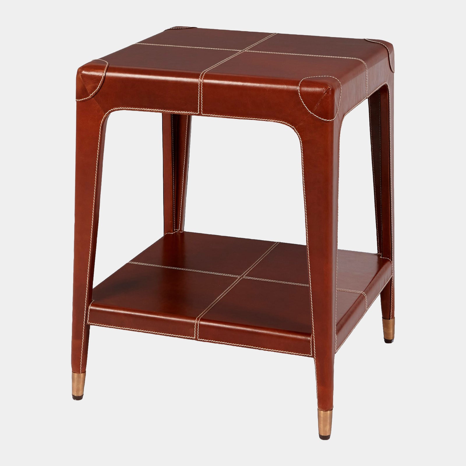 Emporium Home Tiburtina End Table-Saddle