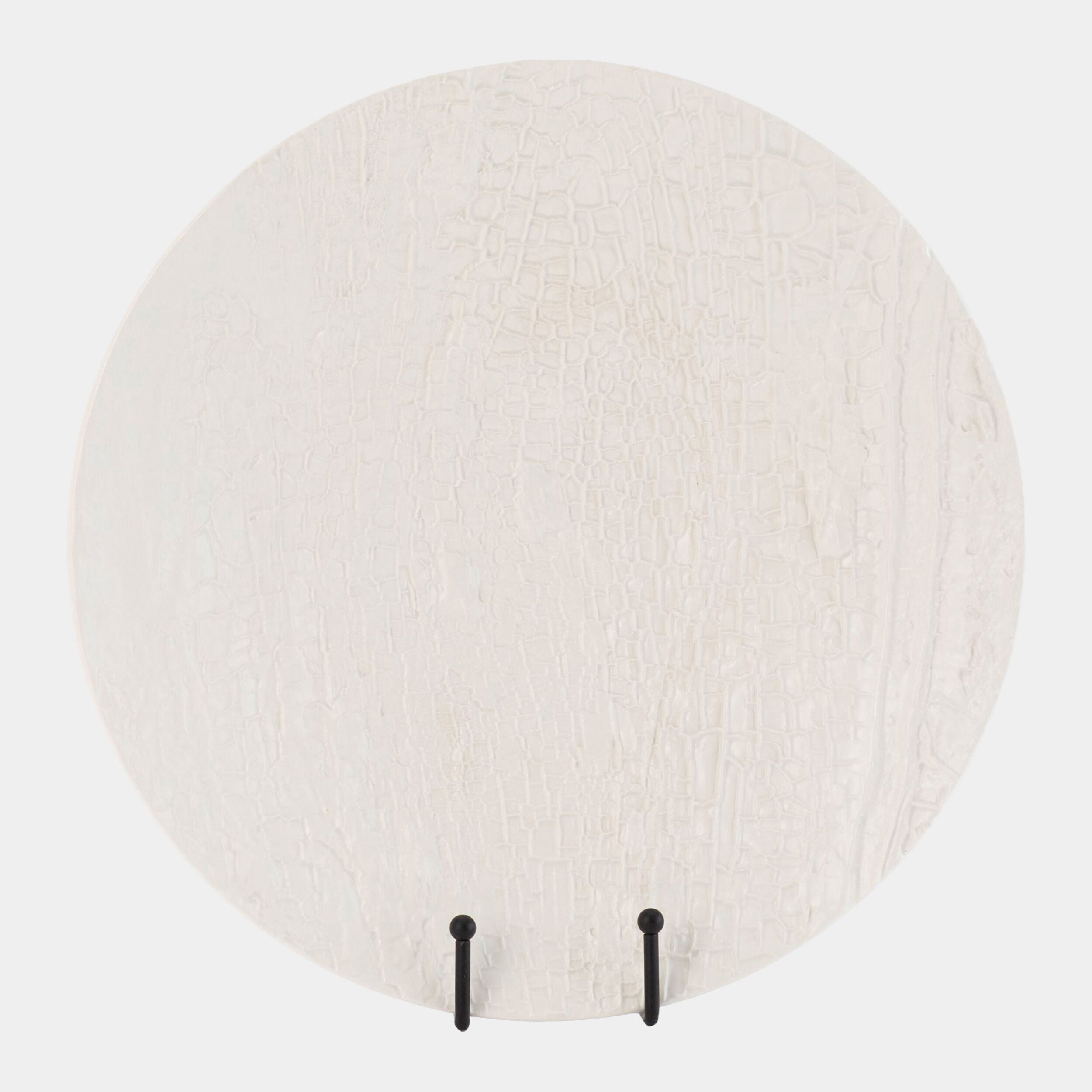 Rhytidome Texture Charger-Matte White