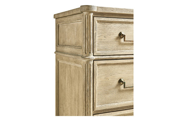 Kalpa Louis XVI Drawer Chest - Bleached Chestnut