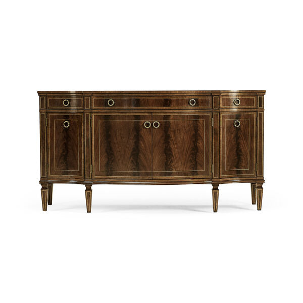 Buckingham Serpentine Mahogany Sideboard