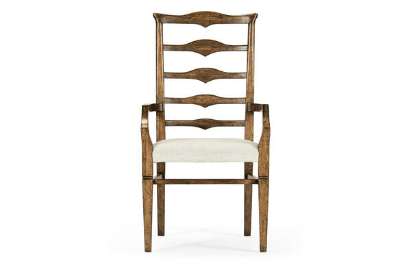 Pompano Ladderback Accent Arm Chair